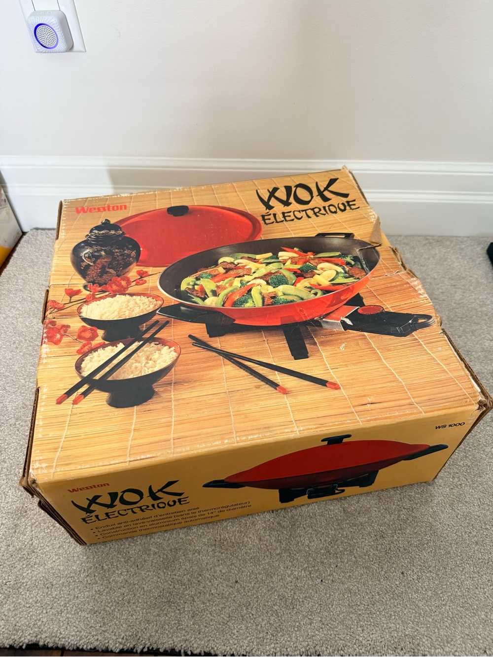 Weston Red Electric Wok